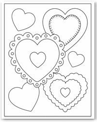 Valentine Coloring Pages