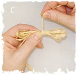 How to make a clearance bow out of raffia